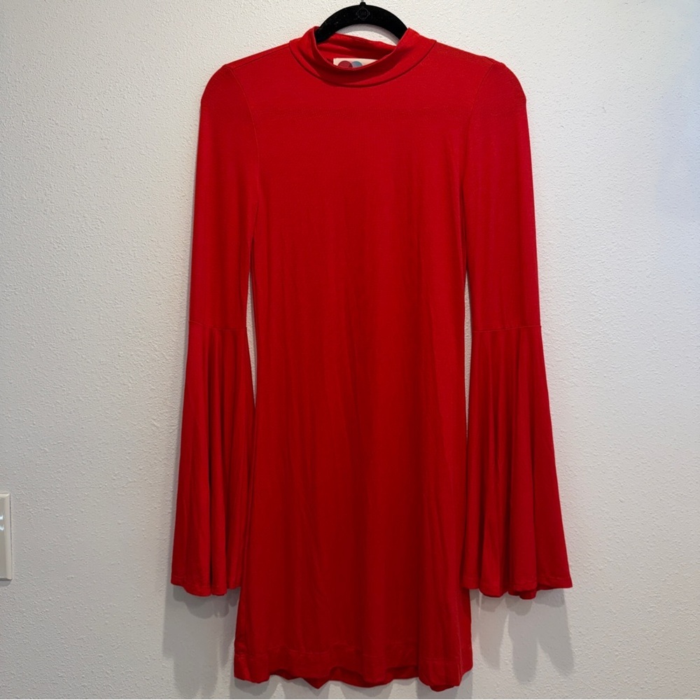 FREE PEOPLE BEACH Dare to Dance Mini Flare Sleeves Dress XS